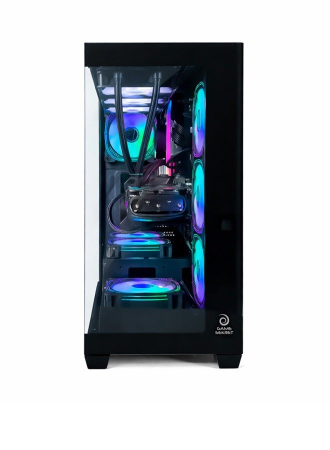 Game Sekret كمبيوتر ألعاب Spectre – معالج Intel Core i7-14700K | بطاقة رسومات GeForce RTX 5070 بسعة 12 جيجابايت | ذاكرة RAM DDR5 بسعة 32 جيجابايت – قرص SSD NVMe بسعة 1 تيرابايت | مبرد سائل 360 مم مزوّد بشاشة LCD – لوحة أم Z790 – مزود طاقة 850 واط بمعيار Gold | WiFi – Bluetooth – نظام Windows 11 Pro | كمبيوتر مكتبي Game Sekret | ضمان لمدة سنة واحدة black - Image 3